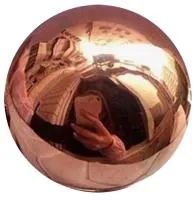 Полый шар из меди ø 100мм. (517618) сертификат - сфера арт-объект 100 мм. пустотелая  в Ростове-на-Дону