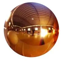 Полый шар из листовой меди (198299) поставка - сфера арт-объект ø 1000 мм. пустотелая  в Ростове-на-Дону