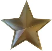 Звезда на памятник состаренная бронза в Ростове-на-Дону (518501)