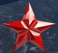 Красная звезда на граните в Ростове-на-Дону (518429)