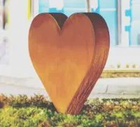 Кортеновская сталь скульптура сердце (518279) монтаж арт-объект  в Ростове-на-Дону