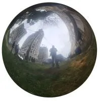 Шар из нержавеющей стали ø 600 мм. (517182) производство - сфера арт-объект пустотелая  в Ростове-на-Дону