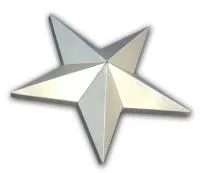 Звезда на обелиск ø 200 (197199) поставка - стела памятник мм. пустотелая  в Ростове-на-Дону