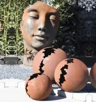Кортен 3 шара — парк декор (518952) ∅ 950 750 450 мм. Ростов-на-Дону