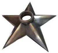 Звезда ø 1100 мм. бронза (197207) поставка комплект горелка ГВД 379 10 89 00 ПС вечный огонь пустотелая  в Ростове-на-Дону