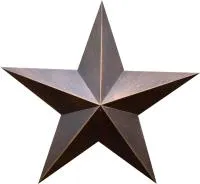 Звезда на памятник листовая бронза патина в Ростове-на-Дону (518498)