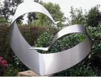 Сердце скульптура из нержавеющей стали (518277) поставка арт-объект  в Ростове-на-Дону