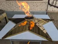 Звезда вечный огонь (514264) производство комплект горелка ГВД 379 10 89 00 ПС ø 1500 мм. пустотелая  в Ростове-на-Дону