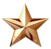 Бронзовая звезда накладка на памятник в Ростове-на-Дону (518475)