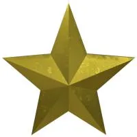 Звезда накладка на памятник литая латунь в Ростове-на-Дону (518483)
