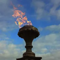 Газовая горелка апс (газ-контроль) (1629) сертификат - автомат вечный огонь ø 154 мм. ветроустойчивая  в Ростове-на-Дону