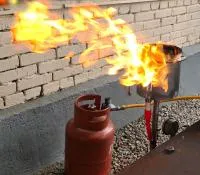 Газовая горелка электро розжиг (514267) монтаж вечный огонь ø 154 мм. ветроустойчивая  в Ростове-на-Дону