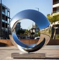 Кольцо нержавеющая сталь скульптура (518260) производство арт-объект  в Ростове-на-Дону