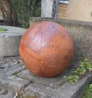Сфера 3D парк КОРТЕН сталь (518912) ∅ 500 мм. Ростов-на-Дону