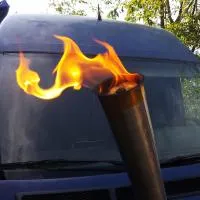 Факел сценический левкой (197153) сертификат жидкость факелы ø 135 мм. ветроустойчивая  в Ростове-на-Дону