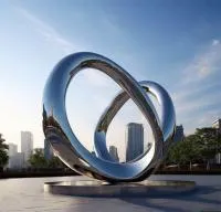 Кольца из нержавеющей стали скульптура (518263) поставка арт-объект  в Ростове-на-Дону