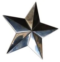 Звезда на стелу обелиск (197202) монтаж - стела памятник ø 250 мм. пустотелая  в Ростове-на-Дону