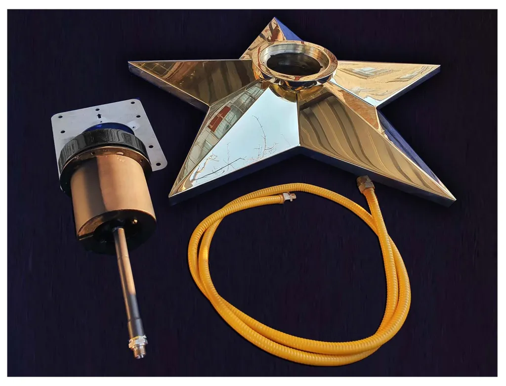 Вечный огонь звезда из бронзы с газовой ветроустойчивой горелкой в сборе - комплект поставки Ростов-на-Дону Вечный огонь звезда из бронзы с газовой ветроустойчивой горелкой в сборе - комплект поставки Ростов-на-Дону