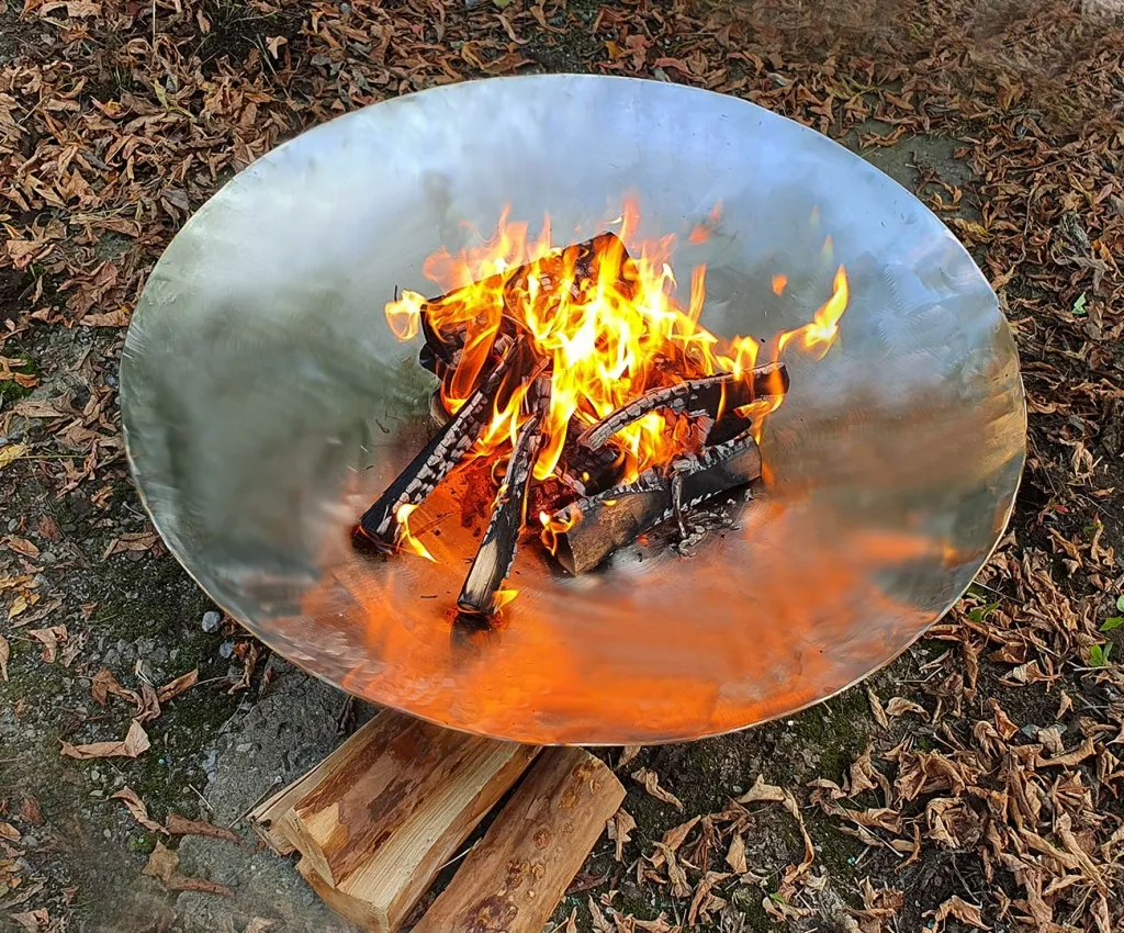 Чаша для костра из нержавеющей стали - диаметр 1 метр, толщина стенки 5 мм. на заказ в Ростове-на-Дону 